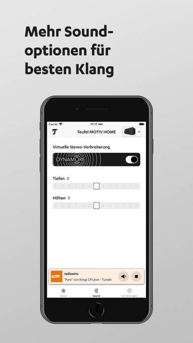 Teufel Home App-Screenshot