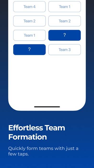 Team Split PRO App screenshot #2