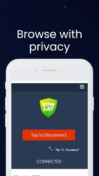 VPN.lat : illimité Capture d'écran de l'application