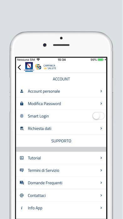 Campania in Salute App screenshot #5