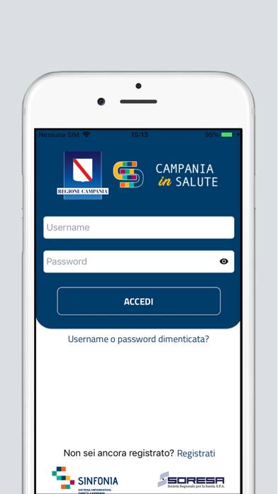 Campania in Salute Schermata dell'app