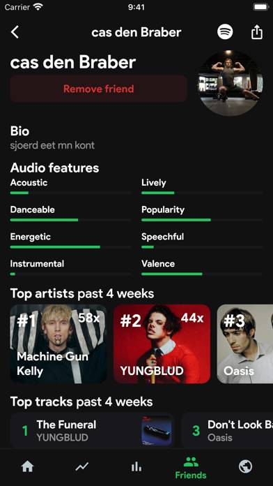Stats.fm for Spotify Music App Capture d'écran de l'application #4