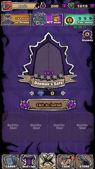 Demon Card game screenshot