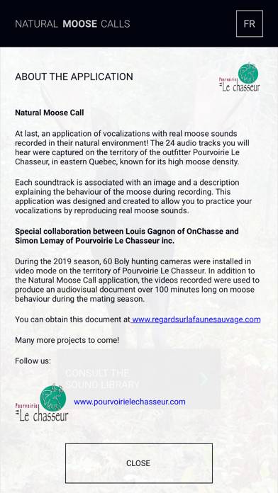Natural Moose Calls App skärmdump #3