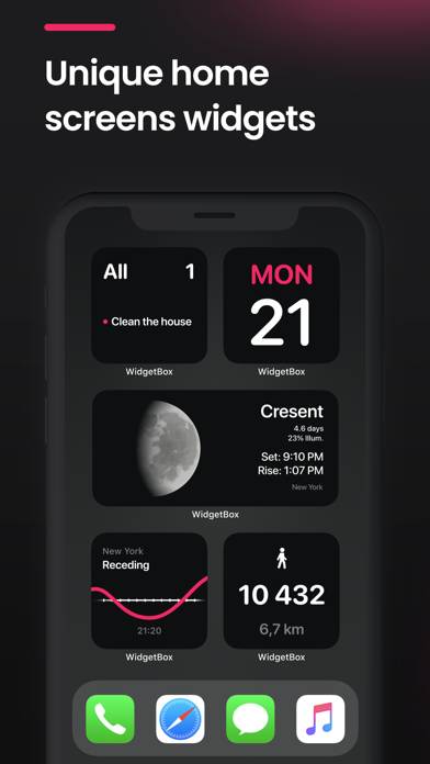 Widget Box Interactive Widgets Captura de pantalla de la aplicación #1