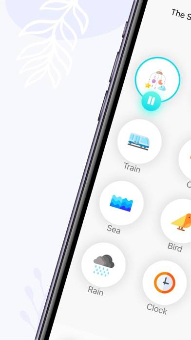 Baby Sleep Sounds and Lullaby App screenshot