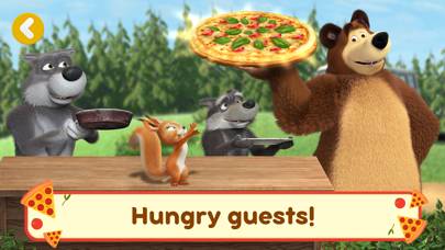 Masha and The Bear: Pizzeria! Captura de pantalla de la aplicación #4