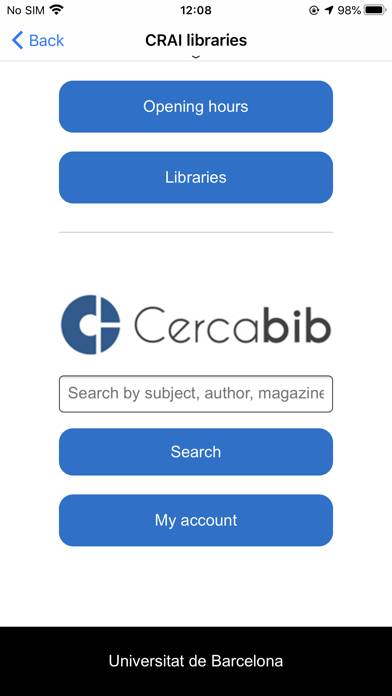 SocUB: the mobile University Captura de pantalla de la aplicación #4