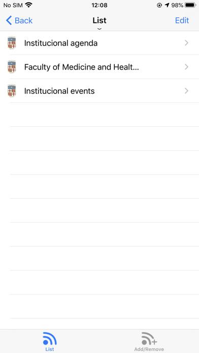 SocUB: the mobile University Captura de pantalla de la aplicación #5