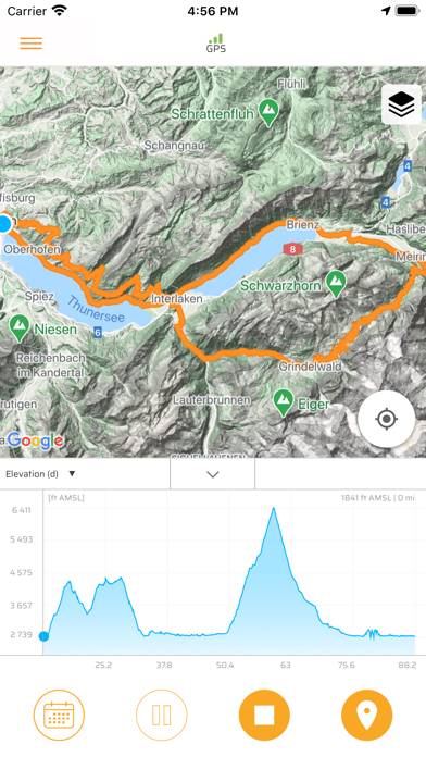 Bike Tracker Cycling Computer Schermata dell'app #2