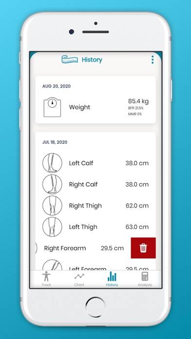 Body Measurement Schermata dell'app #2