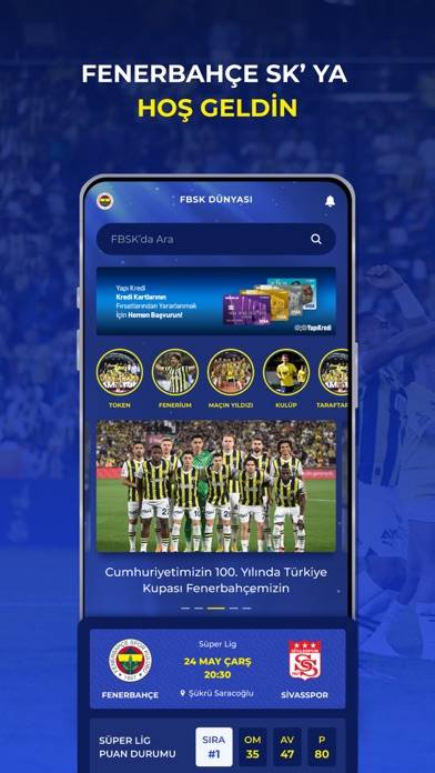 Fenerbahçe SK Uygulama ekran görüntüsü #3