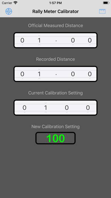 RallyMeter Calibrator Capture d'écran de l'application #1