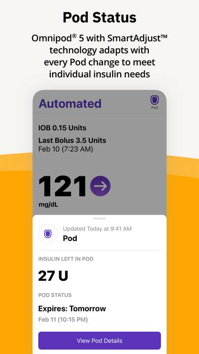 Omnipod 5 App App screenshot