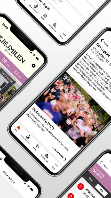 Tjejmilen 2025 App skärmdump