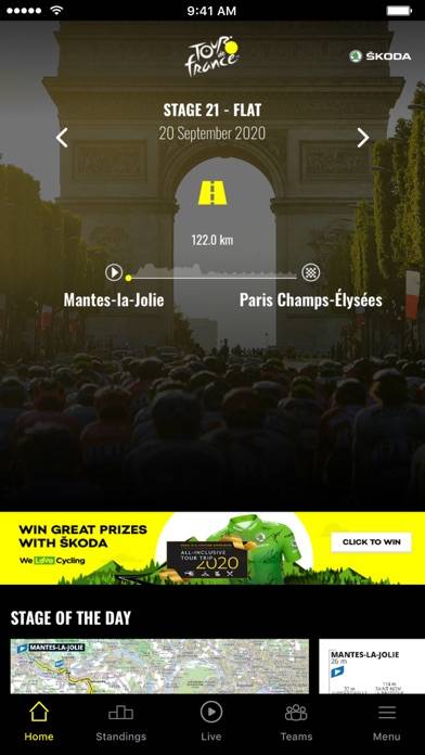 Tour de France 2020 by ŠKODA App skärmdump #3