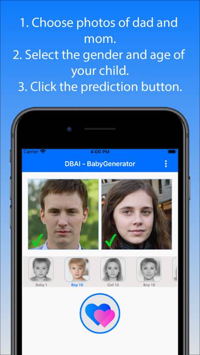 BabyGenerator Guess baby face Captura de pantalla de la aplicación #4
