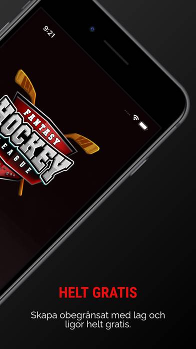 Fantasy Hockey League App skärmdump