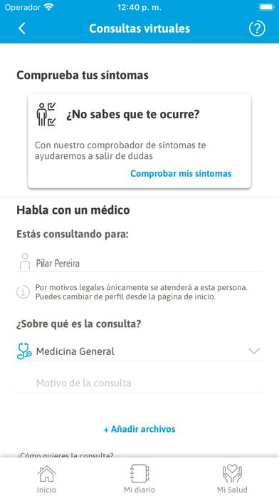 Conecta Salud Captura de pantalla de la aplicación