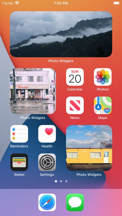 Photo Widgets Captura de pantalla de la aplicación #1