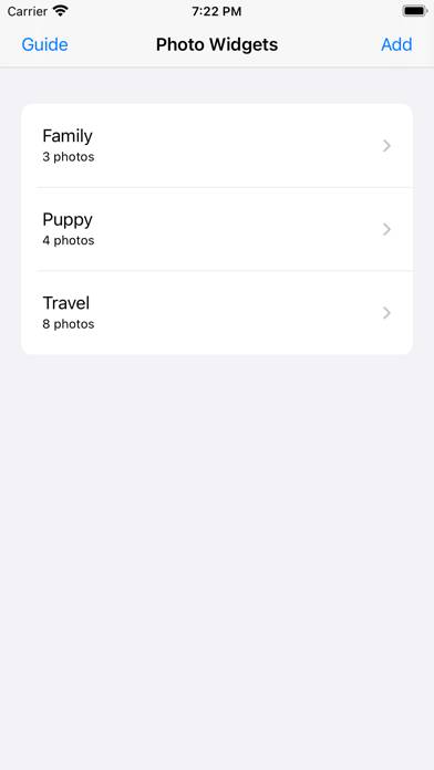 Photo Widgets Captura de pantalla de la aplicación #3