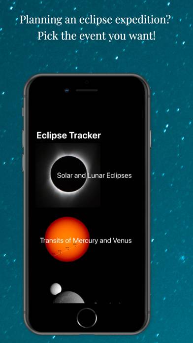 Eclipse Planner Schermata dell'app #1