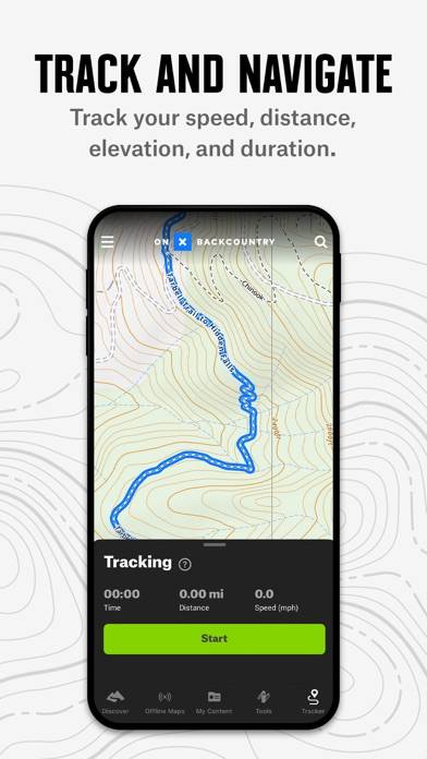 OnX Backcountry Snow/Trail GPS App screenshot #5