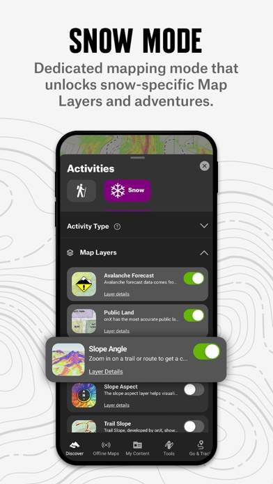 OnX Backcountry Snow/Trail GPS App screenshot #6