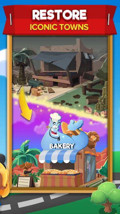Disney Pop Town! Match 3 Games Captura de pantalla de la aplicación #3