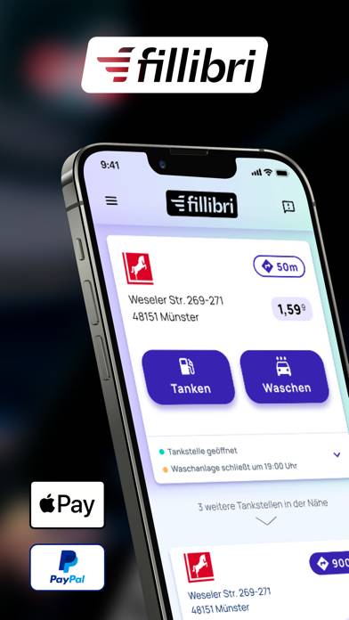 fillibri – die Mobility App Bildschirmfoto