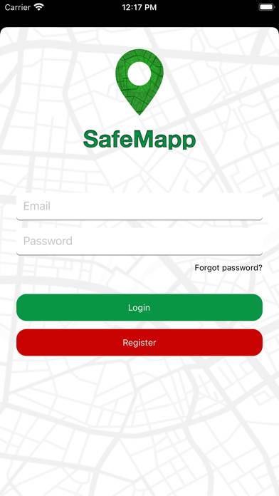 SafeMapp Captura de pantalla de la aplicación #1