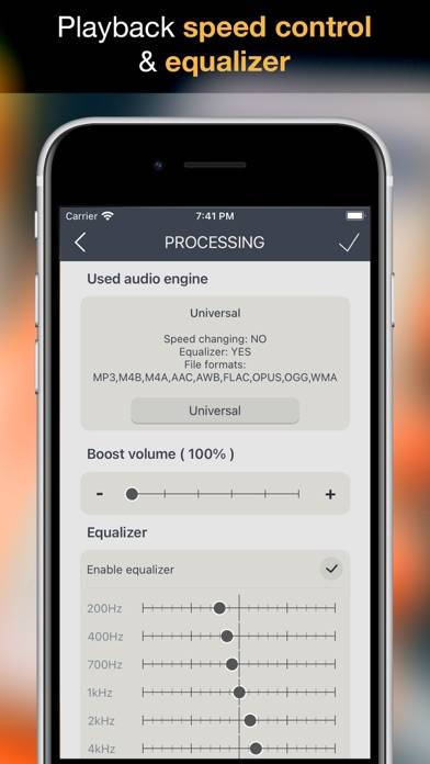 ListenBook Pro: book player Captura de pantalla de la aplicación #5