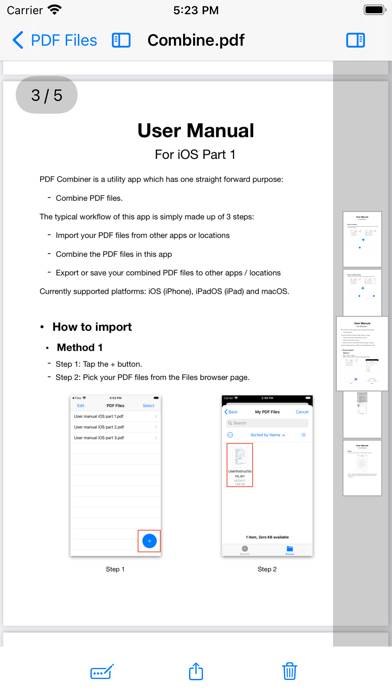 Combina PDF Capture d'écran de l'application #4