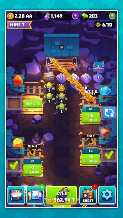 Gold and Goblins: Idle Games Uygulama ekran görüntüsü #6