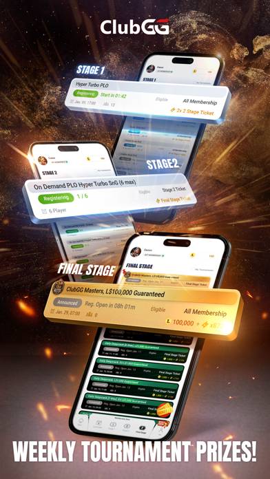 ClubGG Poker Spiel-Screenshot