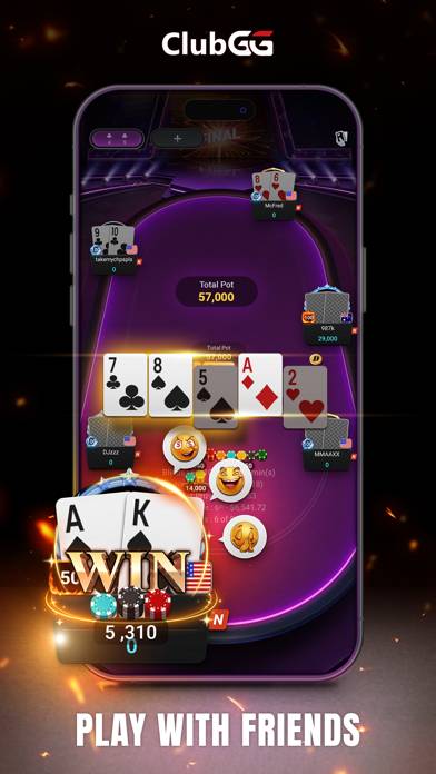 ClubGG Poker Bildschirmfoto
