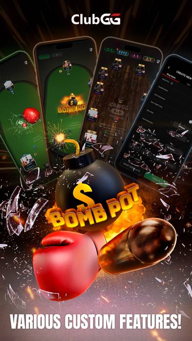 ClubGG Poker Spiel-Screenshot
