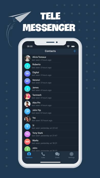 Tele Messenger Chat Secure Скриншот приложения #1