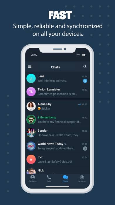 Tele Messenger Chat Secure Скриншот приложения #3