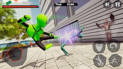 Stickman Spider -Rope Hero Sim Captura de pantalla de la aplicación #4