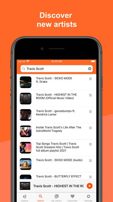 Musicamp: Music Player Schermata dell'app #2