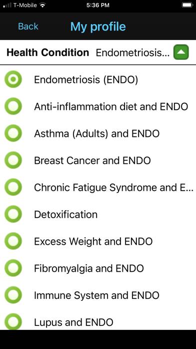 Endometriosis plus App screenshot #2