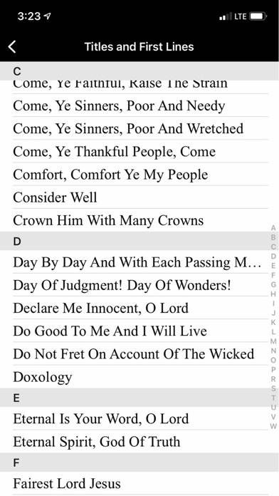 Trinity Psalter Hymnal App screenshot #1