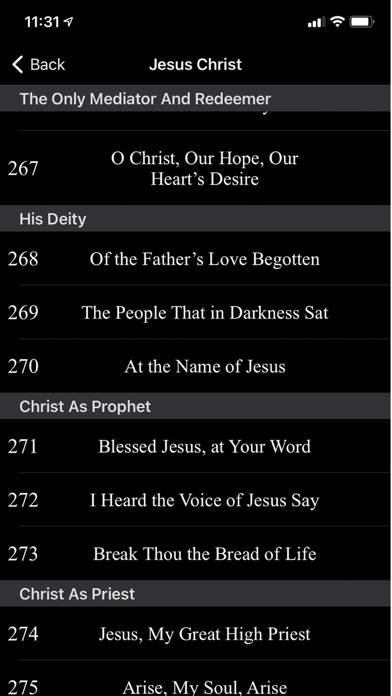 Trinity Psalter Hymnal App screenshot