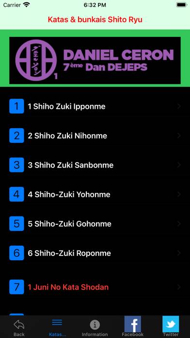 Karate Shito-ryu1 App-Screenshot #2