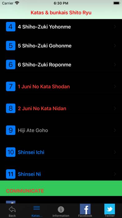 Karate Shito-ryu1 App-Screenshot #3
