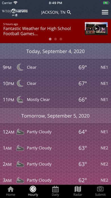 WBBJ Weather App screenshot #2