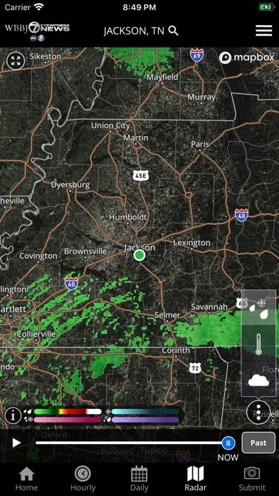 WBBJ Weather App screenshot