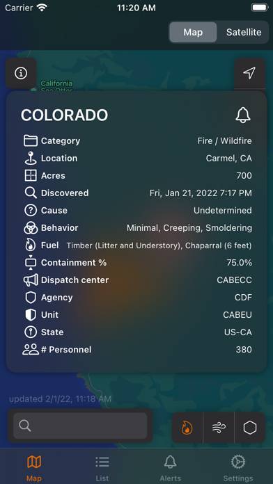 Firespot: Wildfire app App skärmdump #4