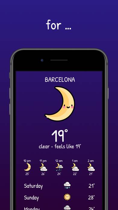 CuteWeather: weather widget App-Screenshot #3